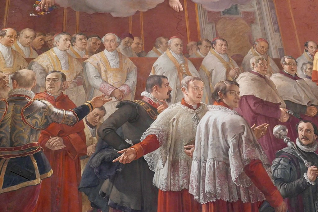 Affreschi delle stanze dei Musei Vaticani - sala dell'Immacolata
